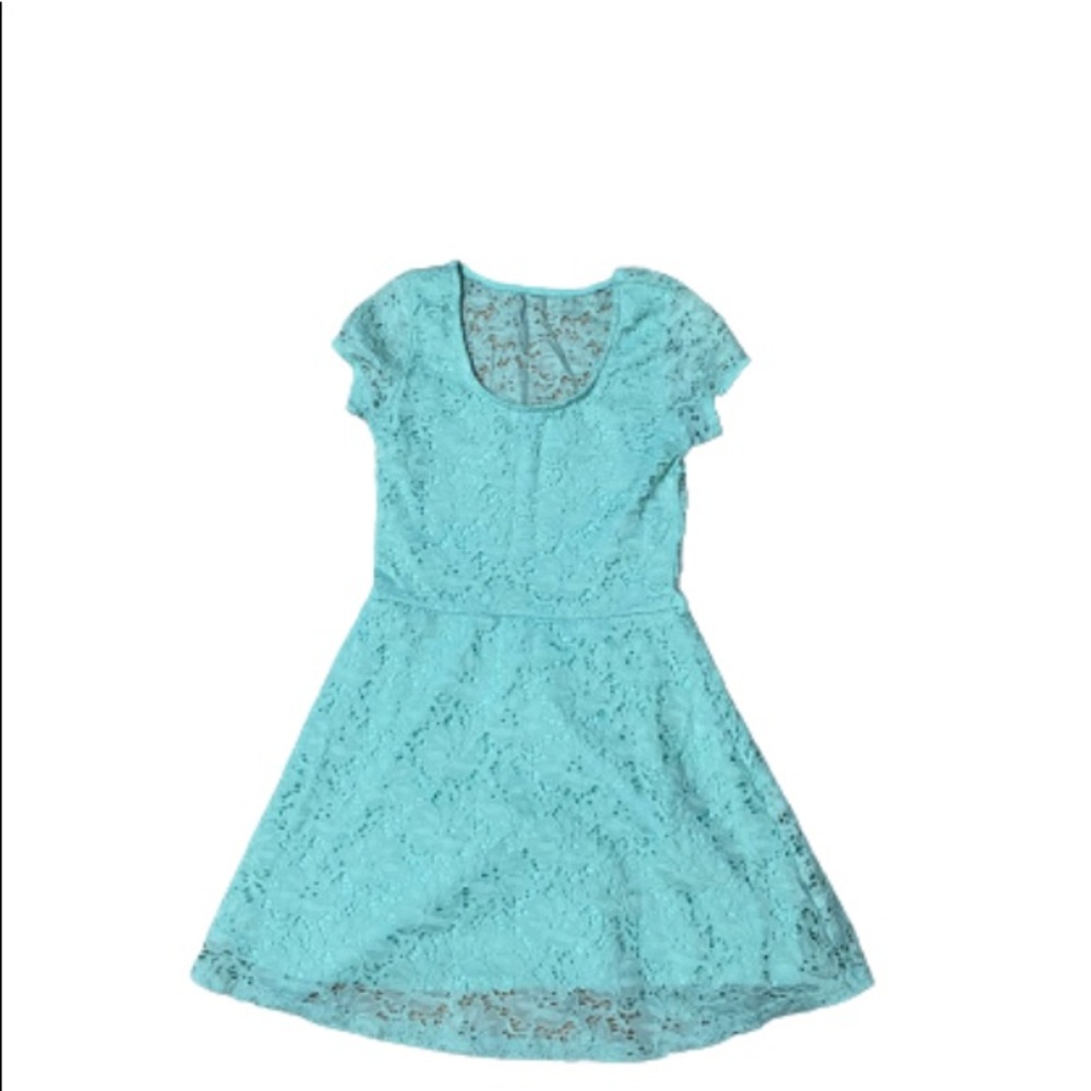 Green turquoise shirt dress!